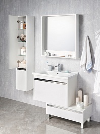 Акватон Мебель для ванной Капри 80 белая – фотография-4